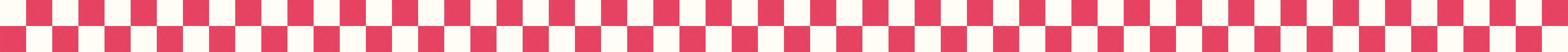 Alternating pink and clear squares for vibes.