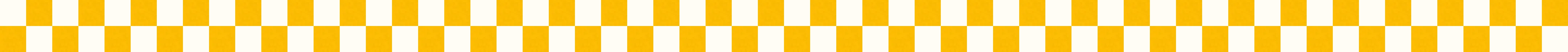 Alternating yellow and clear squares for vibes.